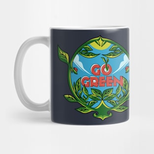 Go Green Ilustration Mug